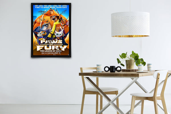 Paws of Fury: The Legend of Hank Signed Poster with COA