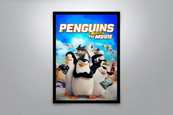 Penguins of Madagascar Signed Poster with COA