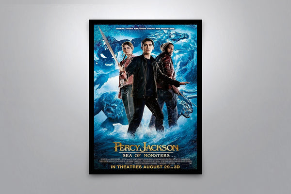 Percy Jackson: Sea of Monsters Signed Poster with COA