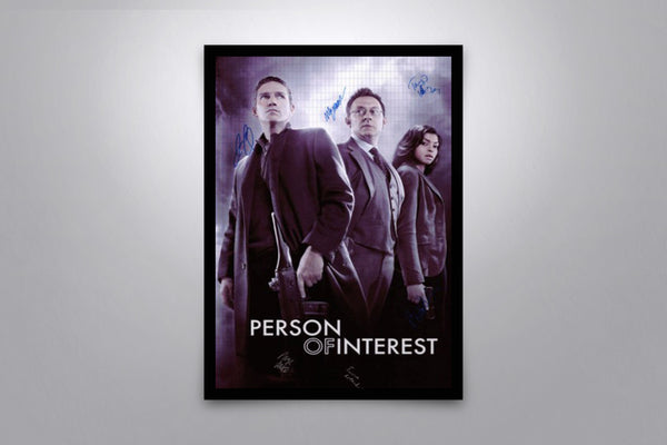Person of Interest Signed Poster with COA