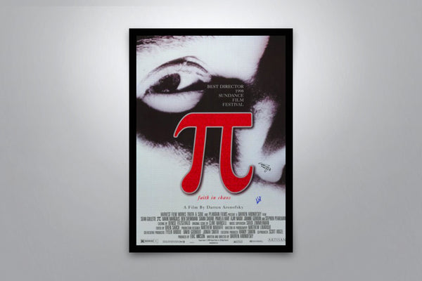 Darren Aronofky's PI Signed Poster with COA