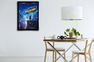 Pokémon Detective Pikachu Signed Poster with COA