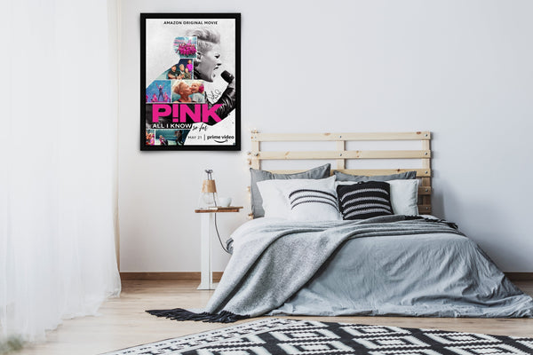 Pink: All I Know So Far Signed Poster with COA