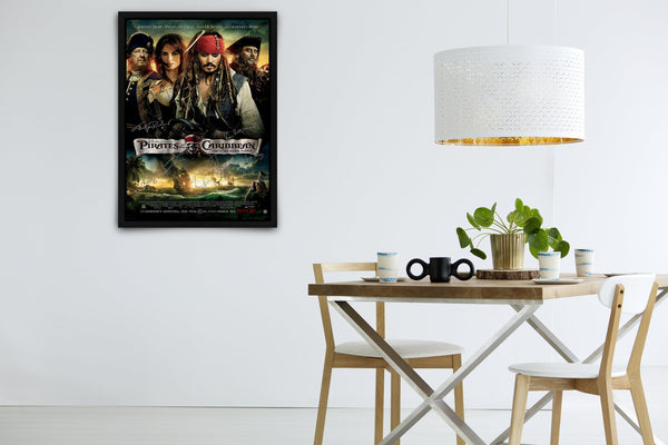 PIRATES OF THE CARIBBEAN: On Stranger Tides - Signed Poster + COA