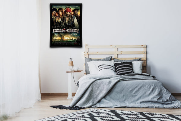 Pirates of the Caribbean: On Stranger Tides Signed Poster with COA