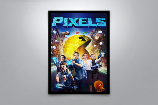Pixels Signed Poster with COA