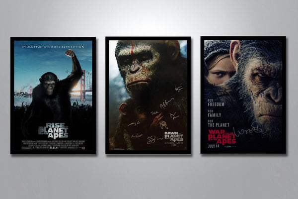 Planet of the Apes Autographed Poster Collection