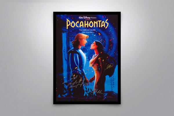 Pocahontas Signed Poster with COA