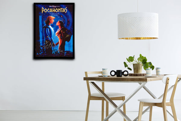 Pocahontas Signed Poster with COA