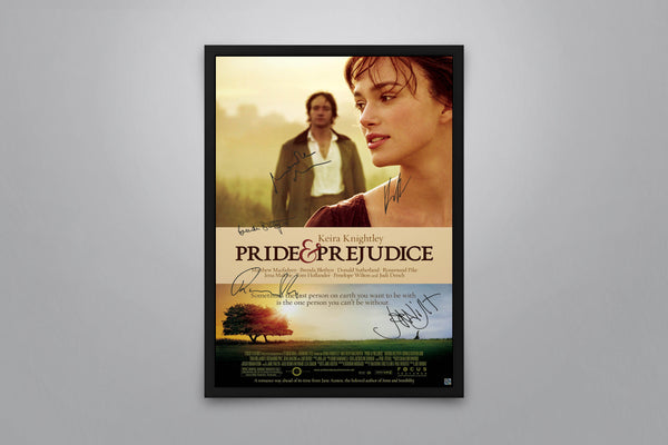 Pride & Prejudice Signed Poster with COA