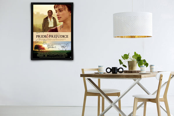 Pride & Prejudice - Signed Poster + COA