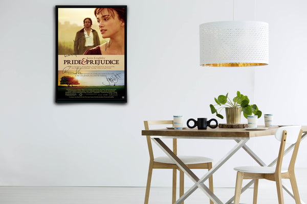 Pride & Prejudice Signed Poster with COA