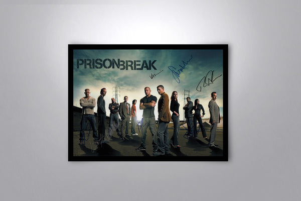 Prison Break Signed Poster with COA