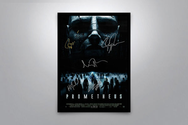 Prometheus Signed Poster with COA