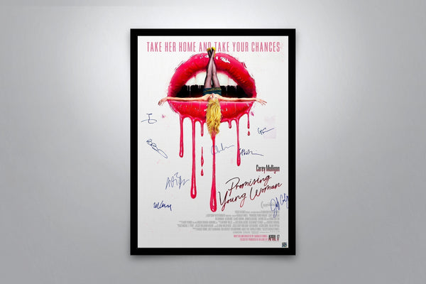 Promising Young Woman Signed Poster with COA