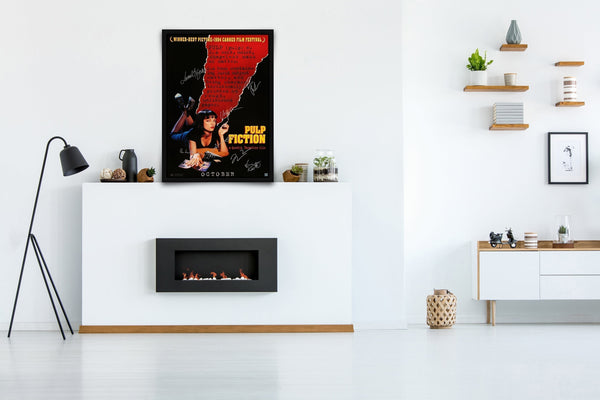 Pulp Fiction Signed Poster with COA