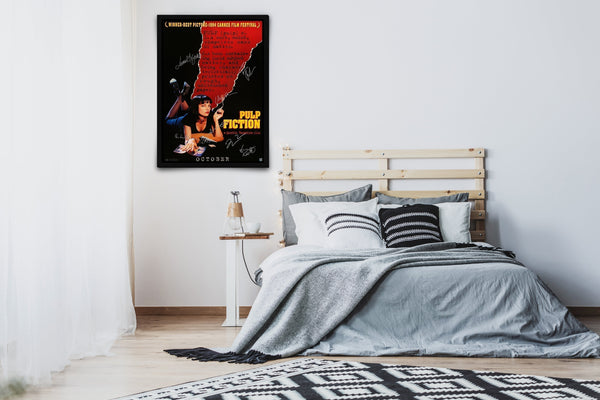 Pulp Fiction Signed Poster with COA