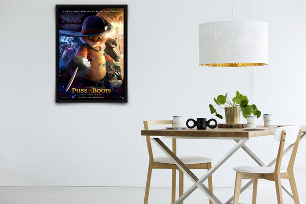 Puss in Boots: The Last Wish Signed Poster with COA
