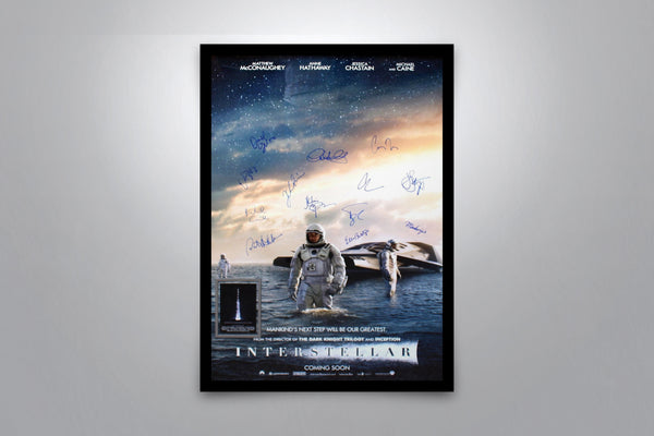 INTERSTELLAR - Signed Poster + COA