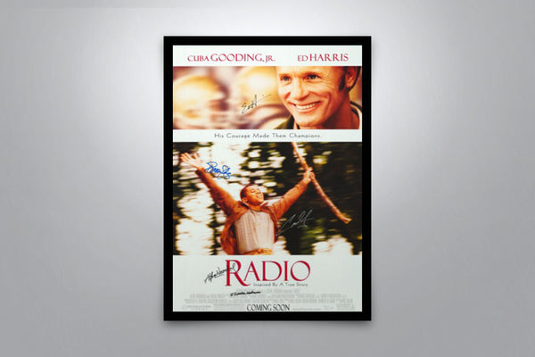 Radio Signed Poster with COA