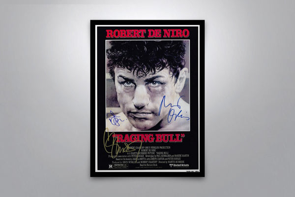 Raging Bull Signed Poster with COA