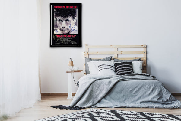 Raging Bull Signed Poster with COA