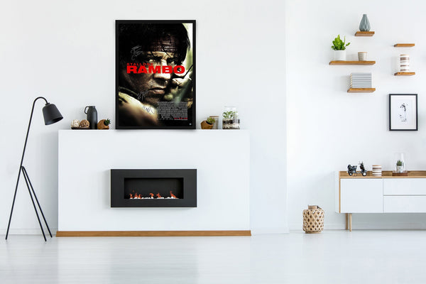 Rambo Signed Poster with COA