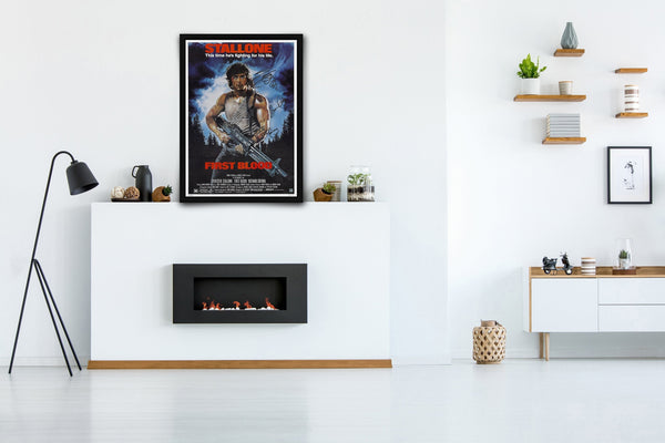 First Blood Signed Poster with COA