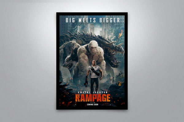 Rampage Signed Poster with COA