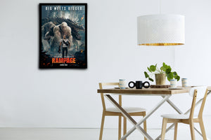 Rampage Signed Poster with COA