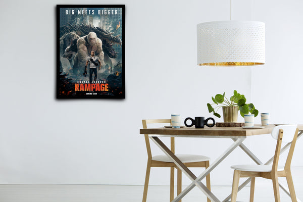 Rampage Signed Poster with COA