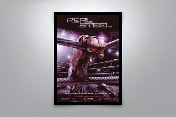 Real Steel Signed Poster with COA