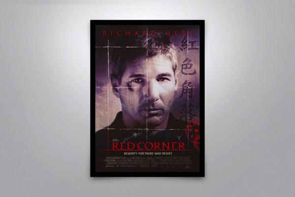 Red Corner Signed Poster with COA