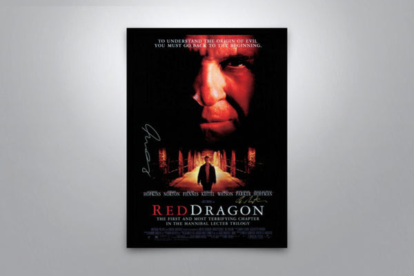 Red Dragon Signed Poster with COA