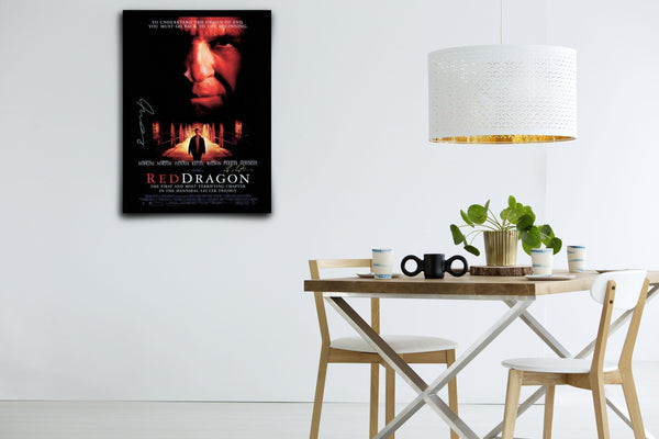 Red Dragon Signed Poster with COA