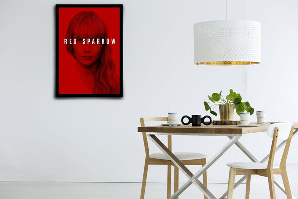 Red Sparrow Signed Poster with COA
