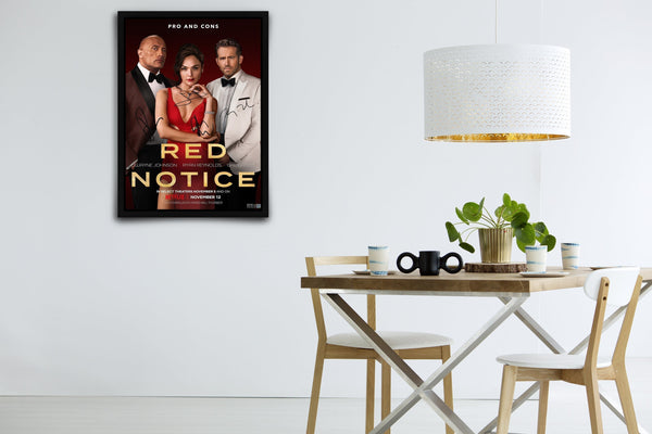 Red Notice Signed Poster with COA