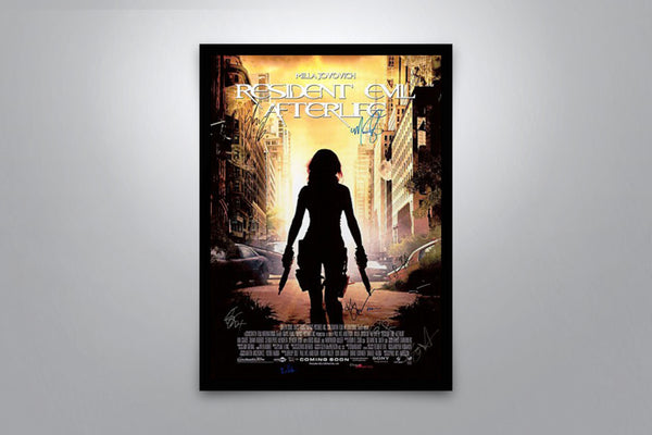 Resident Evil: Afterlife Signed Poster with COA
