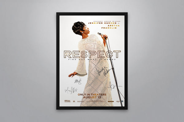 Respect Signed Poster with COA