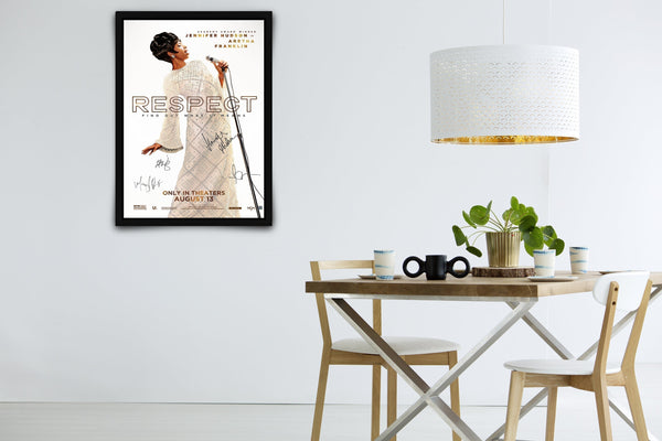 Respect Signed Poster with COA
