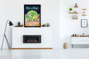 Rick and Morty Signed Poster with COA