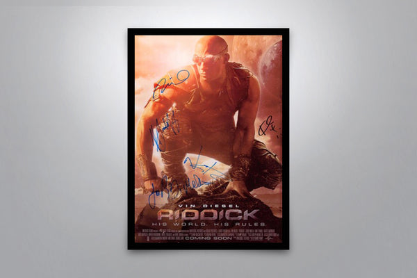 Riddick Signed Poster with COA