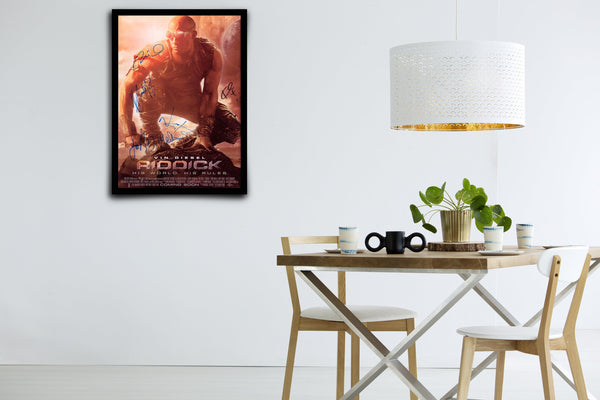Riddick Signed Poster with COA
