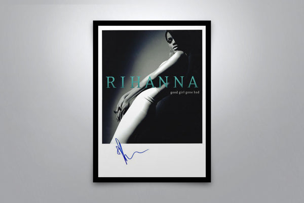 Rihanna Signed Poster with COA