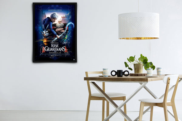 Rise of the Guardians Signed Poster with COA