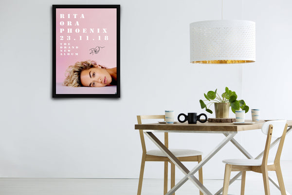 Rita Ora: Phoenix  Signed Poster with COA