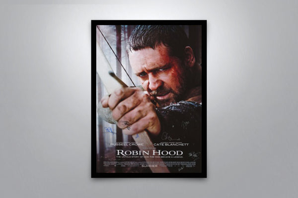 Robin Hood Signed Poster with COA