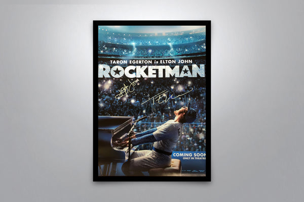 Rocketman Signed Poster with COA