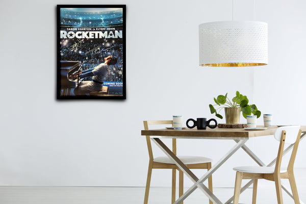 Rocketman Signed Poster with COA