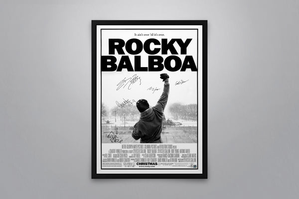 Rocky Balboa Signed Poster with COA